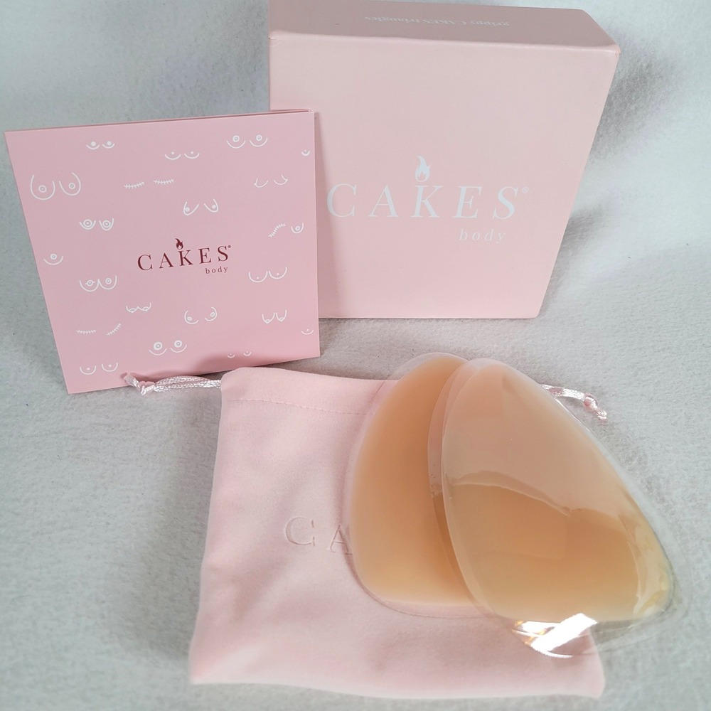 CAKES body Womens Grippy CAKES Triangles Silicone Inserts Size OS Honey Discreet
